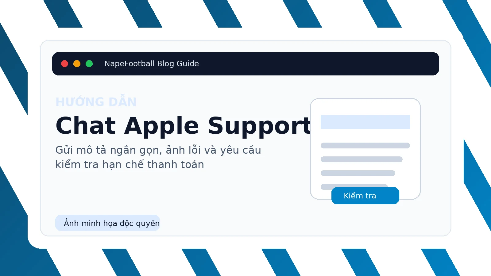 Minh họa quy trình chat Apple Support về số dư App Store